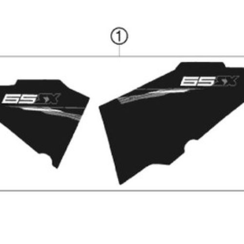 ADHESIVO DE CAJA DE AIRE 65 SX 2010