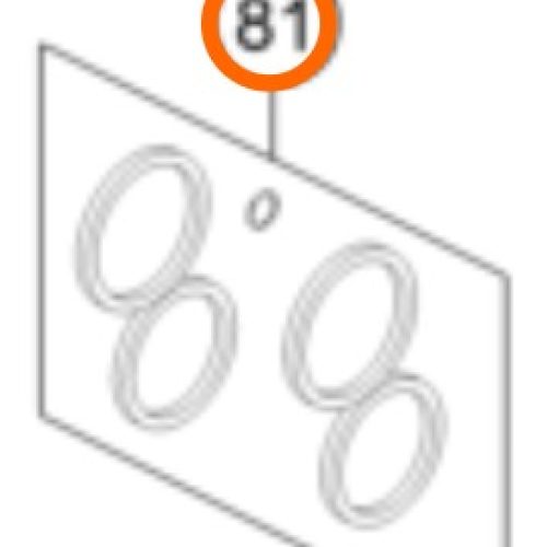 KIT DE O-RING DE MORDAZA 65 SX 12-21