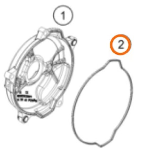 EMPAQUE DE TAPA DE EMBRAGUE 65 SX