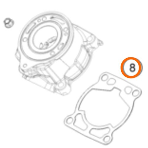 EMPAQUE DE BASE DE CILINDRO 2T 65 SX 09-10