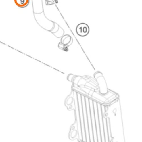 MANGUERA DE RADIADOR 65 SX