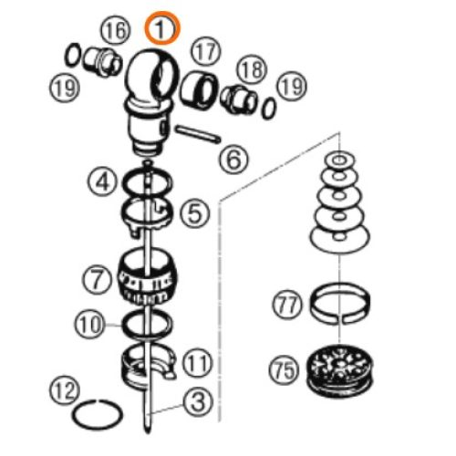 SOPORTE DE SUSPENCION BAJO 65