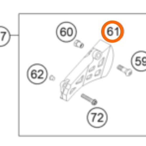 PROTECTOR DE PIÑON 85 SX 14-16