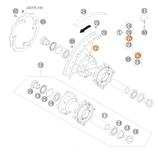 RADIO ARO 14 POSTERIOR 85 SX