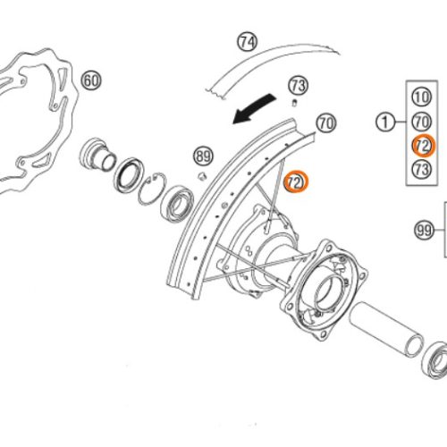 RADIO ARO 16 POSTERIOR 85 SX