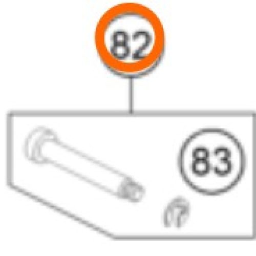 KIT DE PERNO/SEGURO DE MORDAZA  65/85 SX 06-15