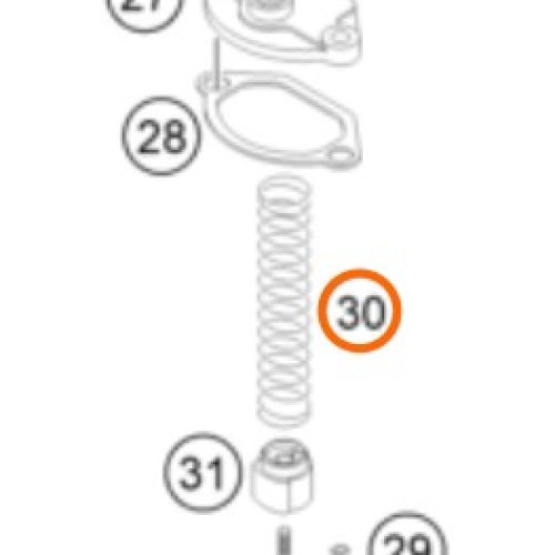 SIMBRA DE GUILLOTINA DECARBURADOR 85 SX