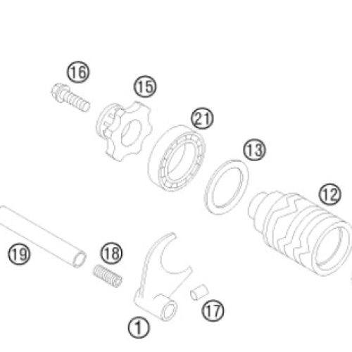 ARANDELA DE SELECTOR 85 SX 03-17