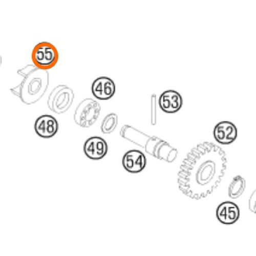 PROPELA DE BOMBA DE AGUA 85 SX