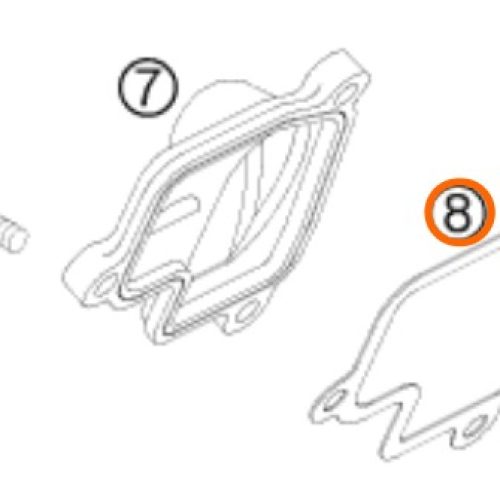 EMPAQUE DE TAPA VALVULA DE PODER  85 SX
