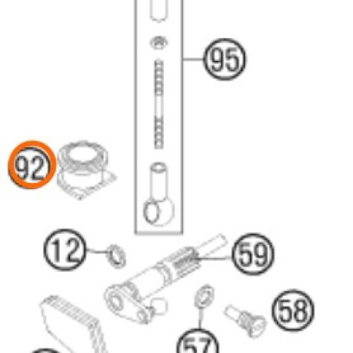 EMPAQUE DE CAUCHO 85 SX
