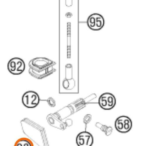 EMPAQUE DE CAUCHO 85 SX