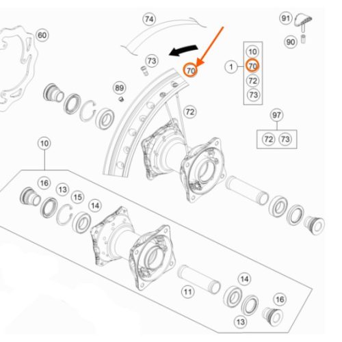 ARO POSTERIOR 14 85 SX 05-15