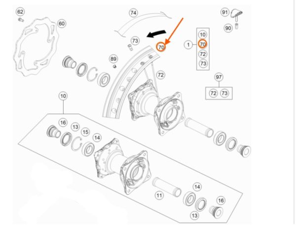 ARO POSTERIOR 14 85 SX 05-15