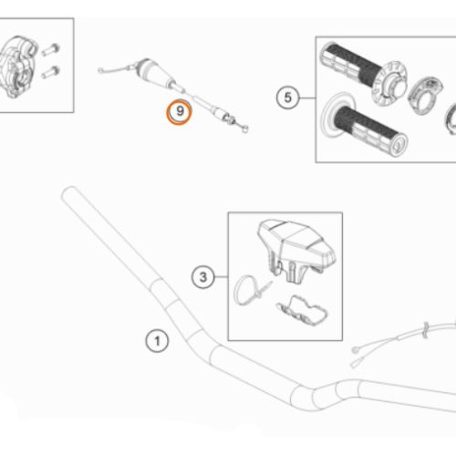 CABLE DE ACELERADOR 85 SX 18-20