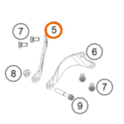 SOPORTE DE MOTOR DERECHO 85 SX 18-22