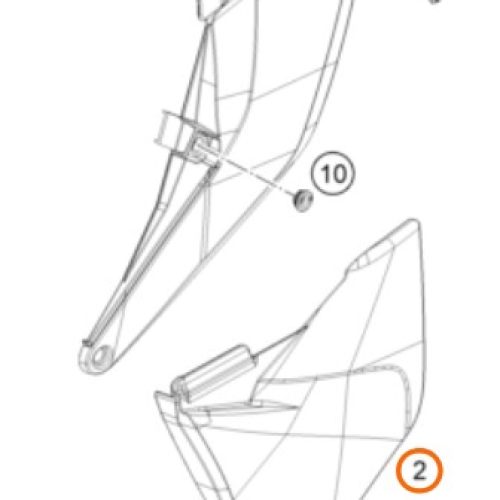 TAPA DE FILTRO DE AIRE 85 SX 2018