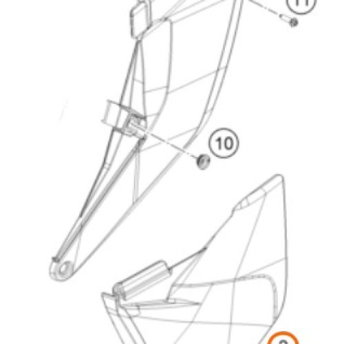 TAPA DE FILTRO DE AIRE 85 SX 2019