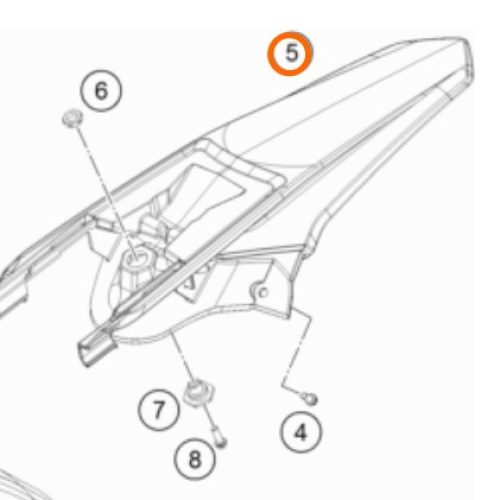 GUARDAFANGO POSTERIOR 85 SX 18-19