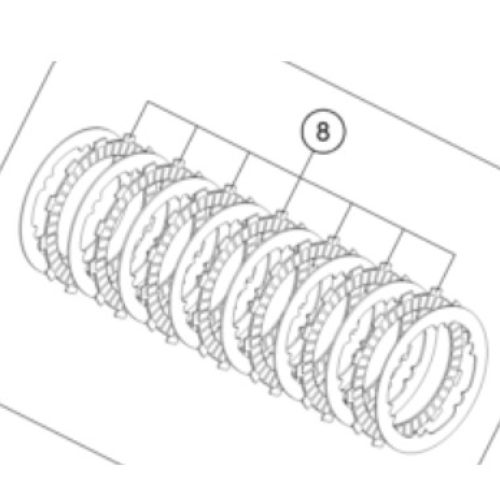 KIT DE EMBRAGUE 85 SX 18-21