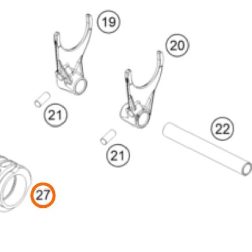 SELECTOR DE CAMBIOS 85 SX 2019