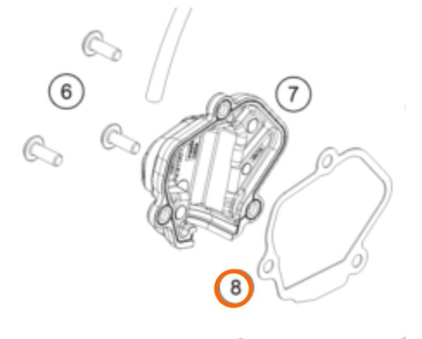 EMPAQUE DE TAPA VALVULA DE PODER 85 SX 18-21