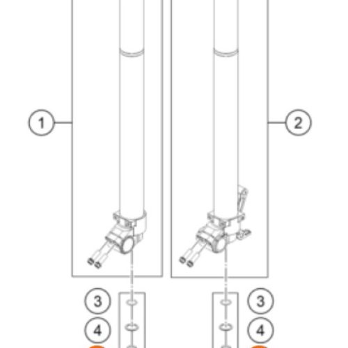 VALVULA DE REBOTE INF IZQ 250 SX-F 13-15