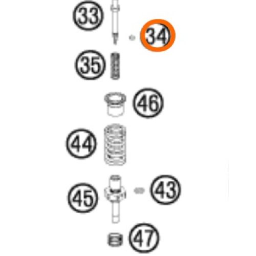 O RING DE SUSPECION DELANTERA 48600298