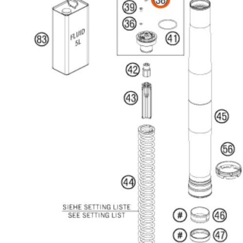 PERILLA DE COMPRESION DE HORQUILLA