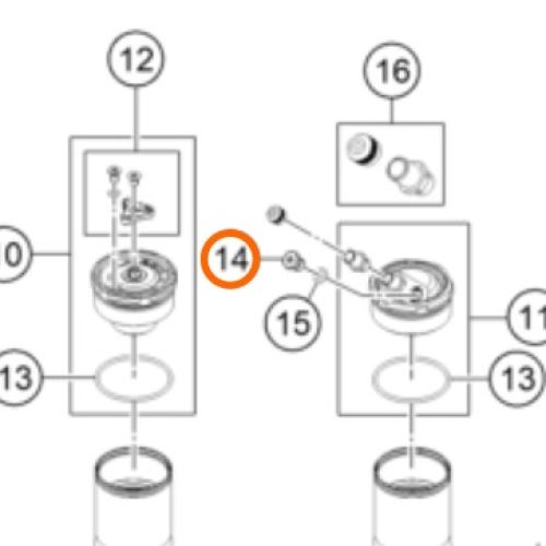 PERNO M8X14 BARRA SX/SX-F 16-19
