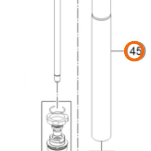 TUBO DE SUSPENSION DE AIRE 85 SX 18-19