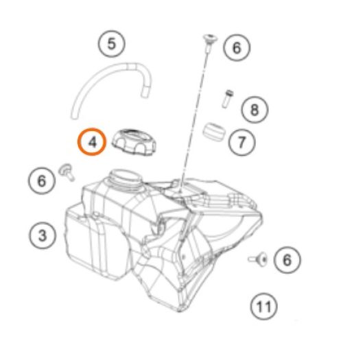 TAPA DE GASOLINA SX 50/65/85 14-15