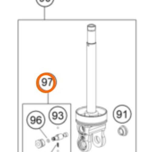 PERNO DE CALIBRACION DE REBOTE SX/EXC/ADV 05-16