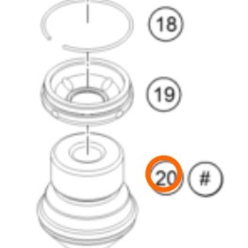GOMA DE AMORTIGUADOR POSTERIOR 07