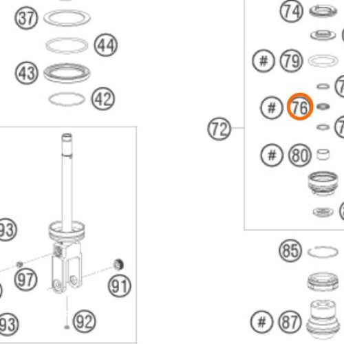ANILLO DE SELLADO MONOSHOCK 690/450 RALLY 07-14
