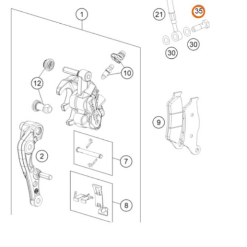 PERNO DE CAÑERIA M10X1X19