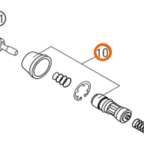 KIT DE REPARACION BOMBA DE FRENO DEL SX 11MM
