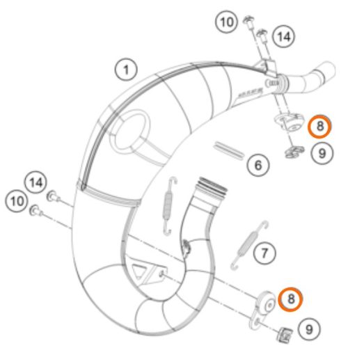 SOPORTE DE ESCAPE 2T 02-22