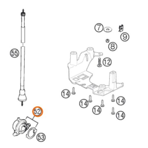 PIÑON DE VELOCIMETRO EXC 00-03