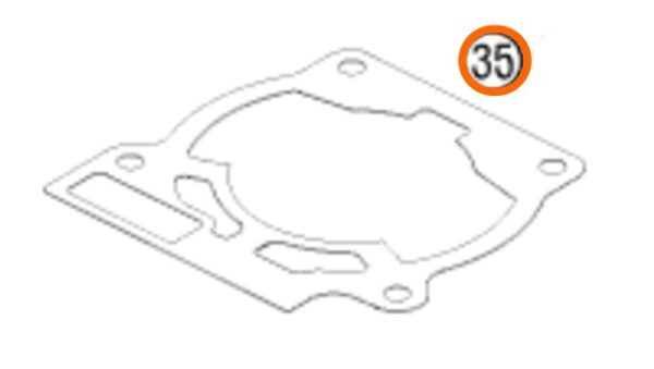EMPAQUE DE BASE DE CILINDRO 2T 125/200 01-16