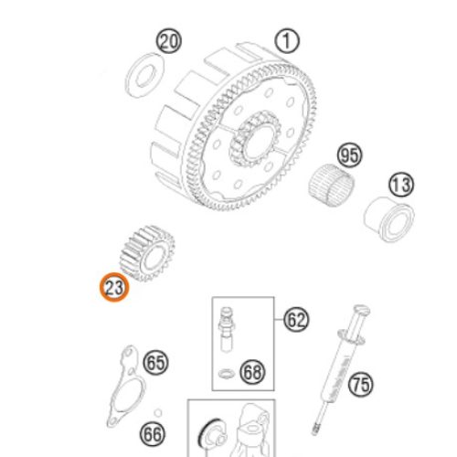 PIÑON PRIMARIO 23T 125/200