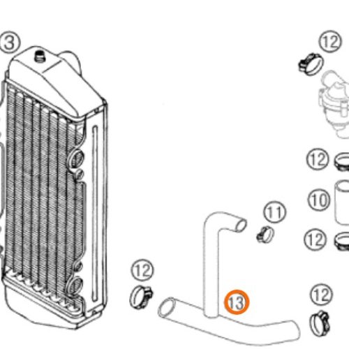 MANGUERA DE RADIADOR 125/200