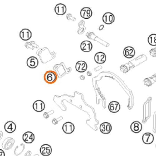 EMPAQUE DE TAPA VALVULA DE PODER