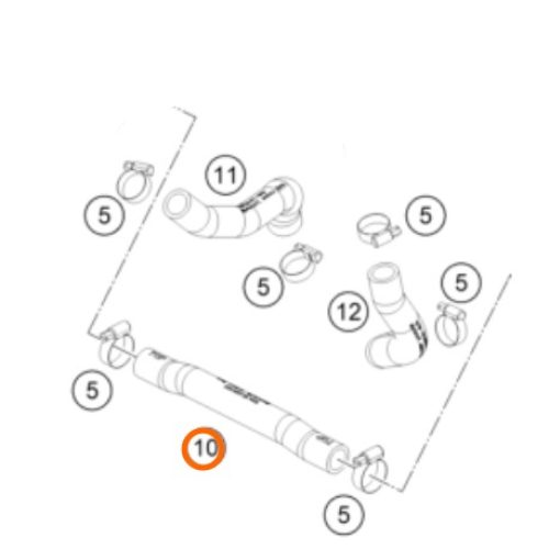 MANGUERA DE RADIADOR CONEXION