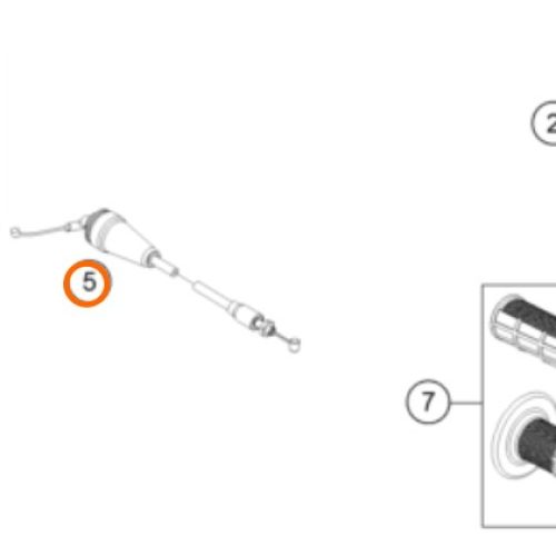 CABLE DE ACELERADOR 2T 125/150/250 SX 17-19