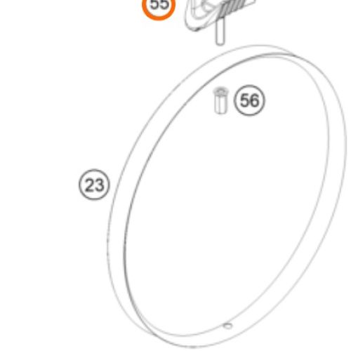 PESA DE ARO 17-21 DELATERO 1.60″ SX/EXC TODAS
