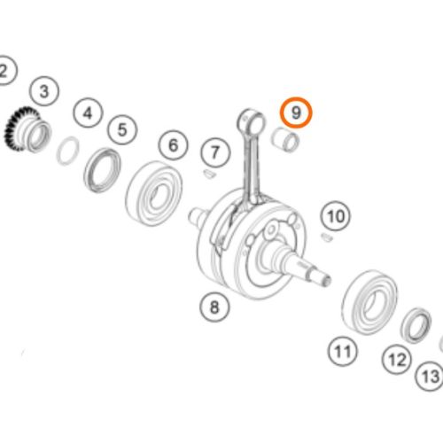 CANASTILLA DE PISTON 125