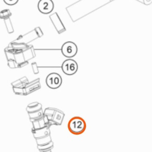 INYECTOR DE COMBUSTIBLE 150 EXC TPI 20-21