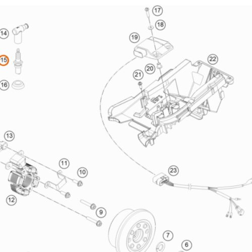 BUJIA 2T 250 SX 09-19