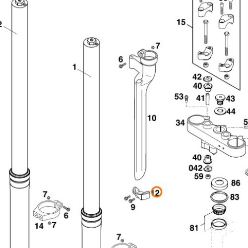 GUIA PROTECTOR DE HORQUILLA